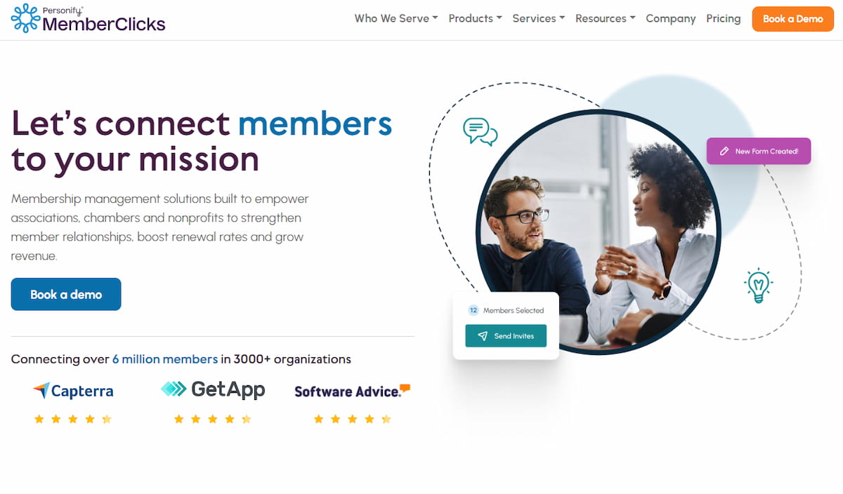 memberclick cms homepage