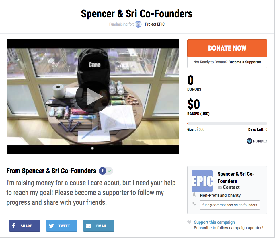 crowdfunding for nonprofits project epic